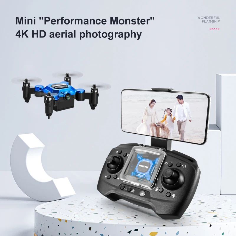 Photography Definition - Мини-дрон K04 для складного хранения, профессиональный