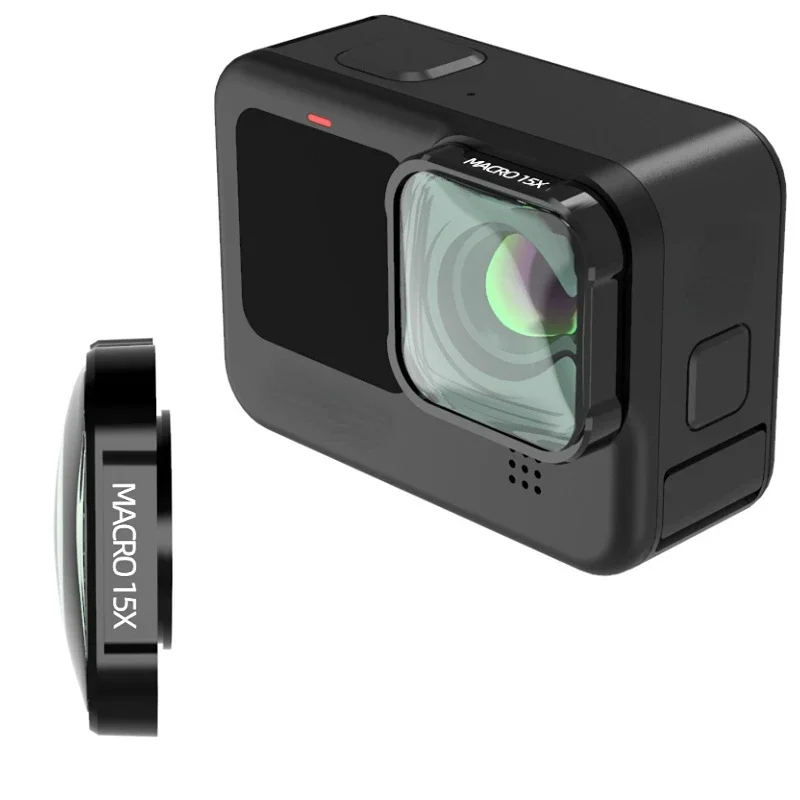Gopro Action Camera Hero 13 Black - Макро 15X HD фильтр объектива для