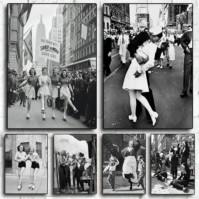Photography Vintage - Классический черно-белый постер для фотографии, холст,
