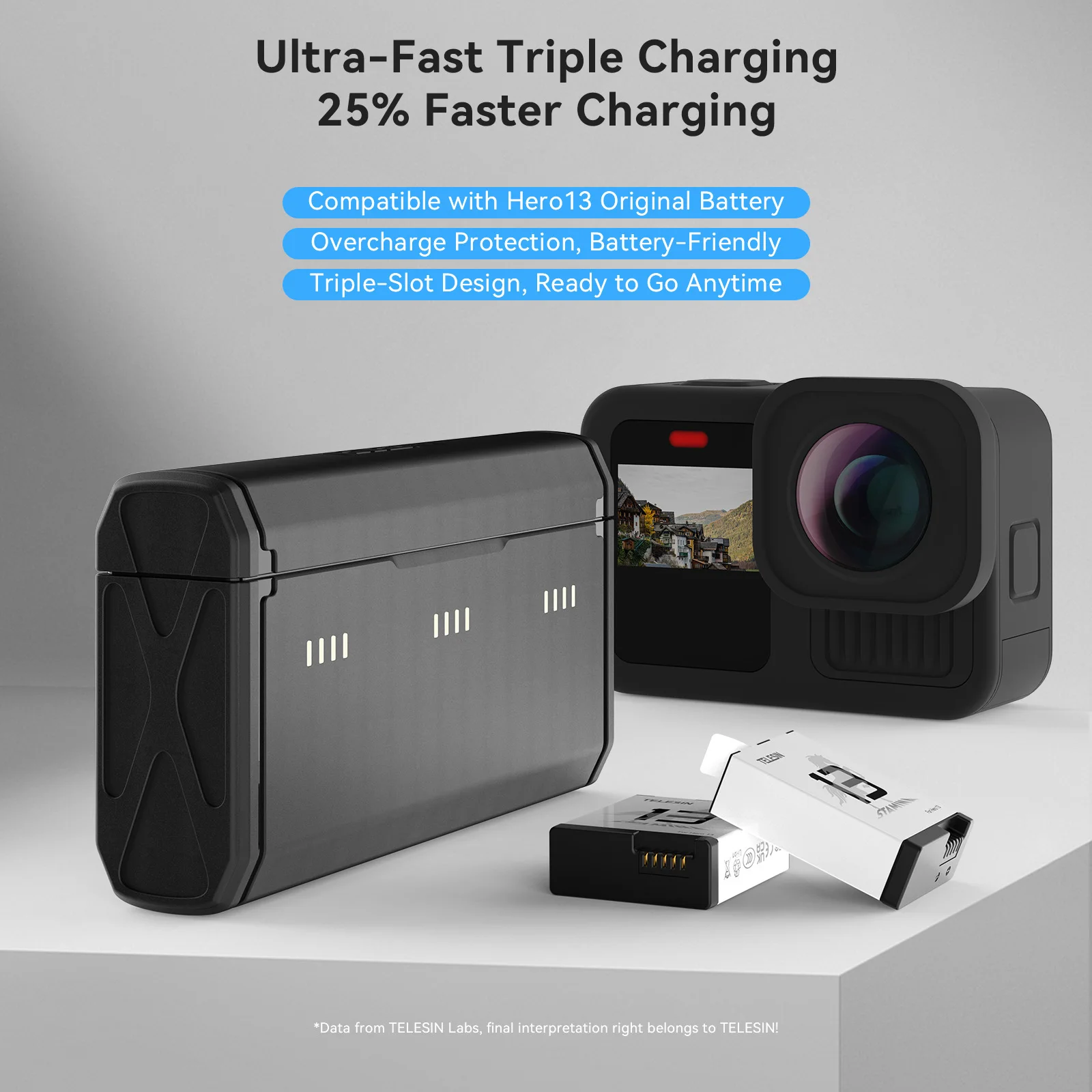 Портативный блок для быстрой з – обзор и цена Gopro Action Camera Hero 13 Black